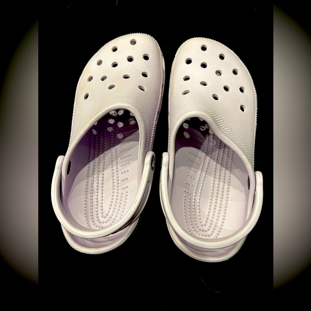 Crocs unisex adult classic Purple slip on comfort clogs Size M-6 W-8